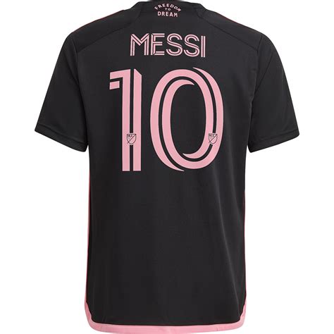 kid's replica adidas lionel messi inter miami away jersey 2023|messi inter miami shirts.